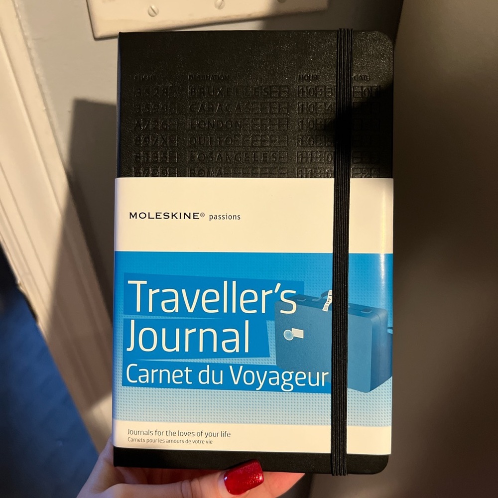 Moleskine travel journal